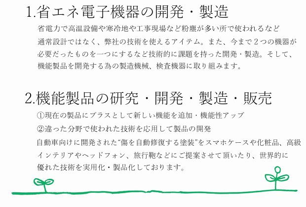 新しい発想とアプローチで世界に通じる機能製品を